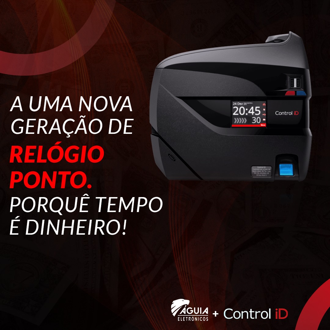 A Control iD é hoje a lider no mercado... - Águia Eletrônicos