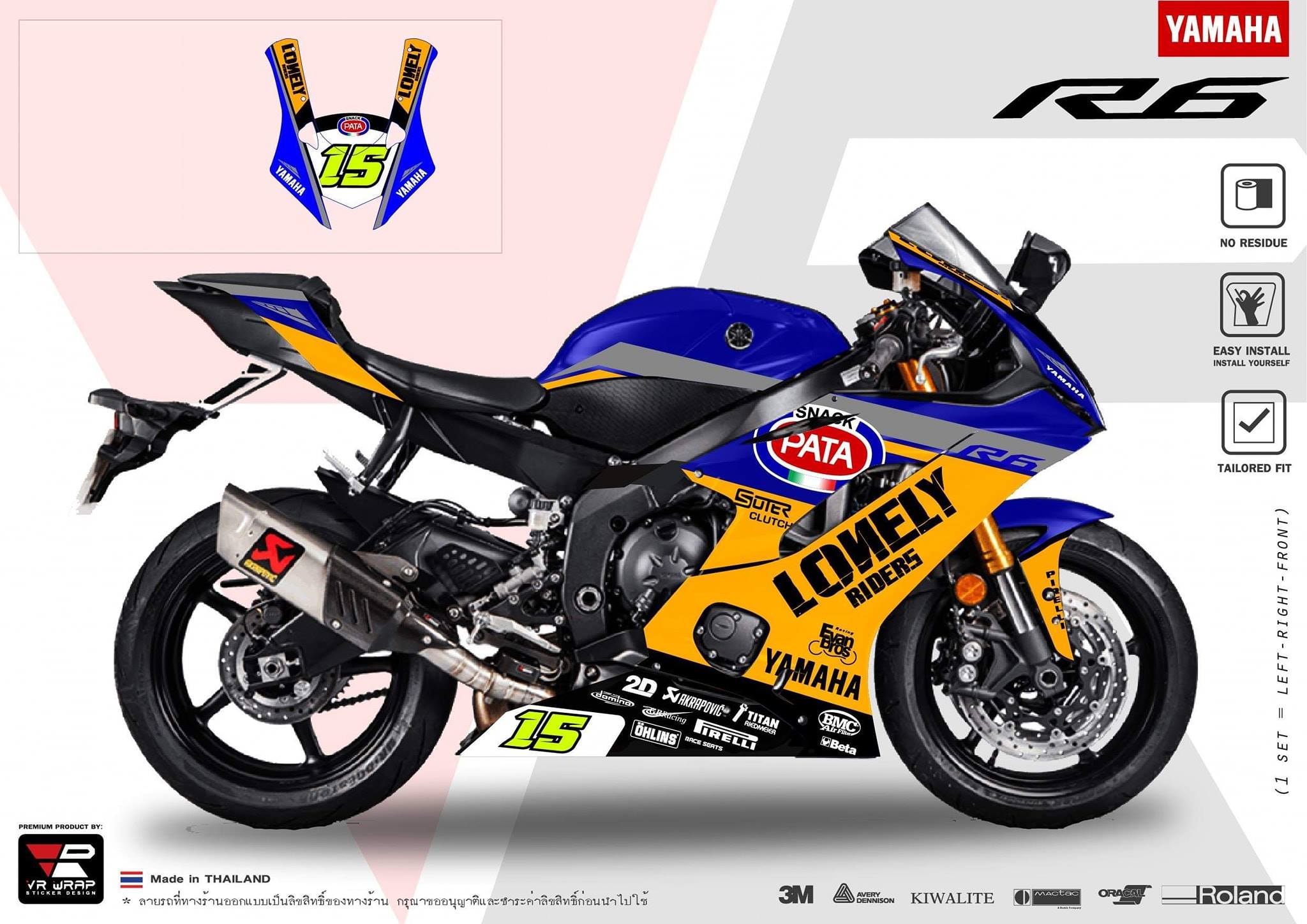 VR Wrap - S750 , Diavel , xadv ,R6 งานลูกค้าสั่งออกแบบใหม่ รอติดตั้ง📍 ...
