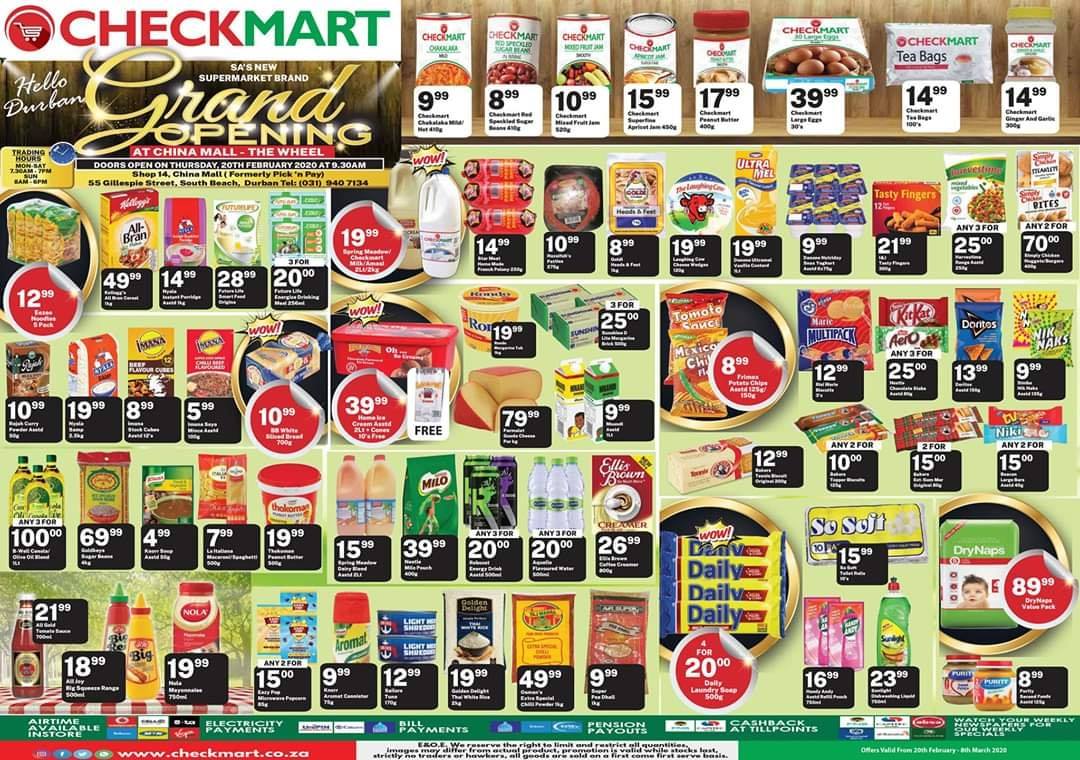 Prepare yourself Durban for our... - Checkmart Supermarket