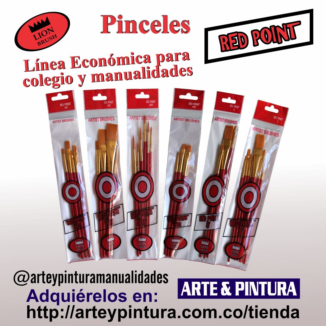 Arte y Pintura - Pinceles #redpoint Línea económica para... | Facebook