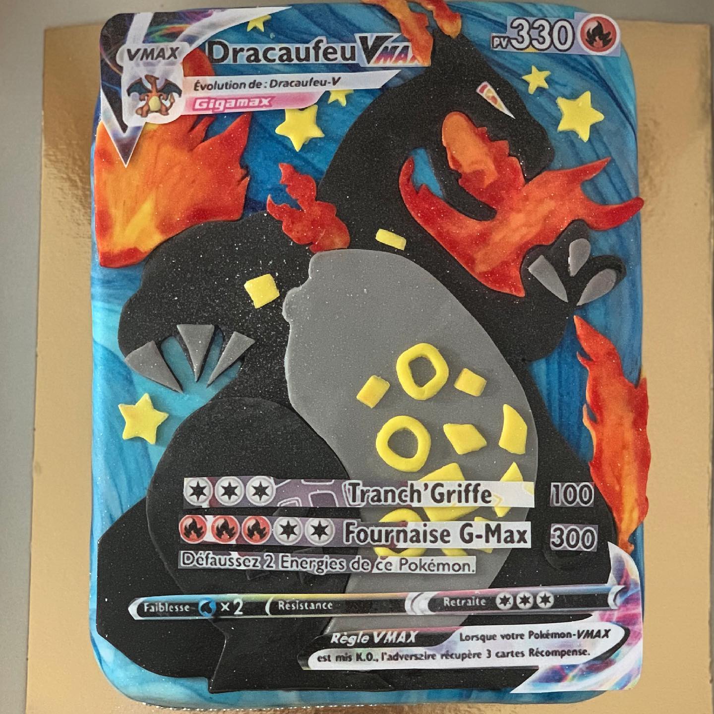 Gateau Pokemon Dracaufeu