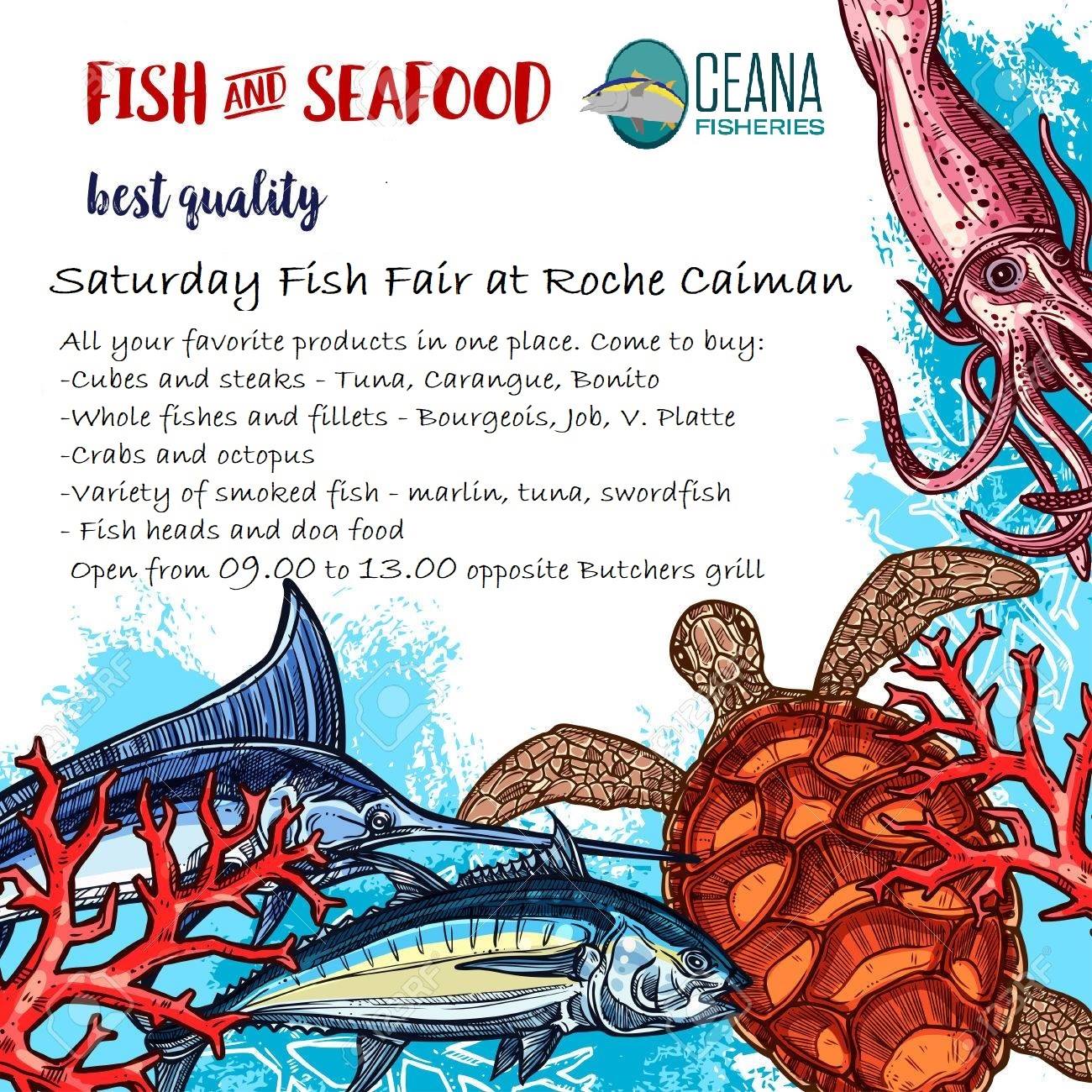 Oceana - Saturday Fish Fair at Roche Caiman. Buy all your favorite fish ...