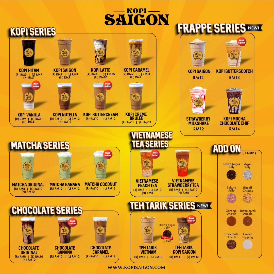 Hai Saigoners! New Series... - Kopi Saigon Kuala Terengganu