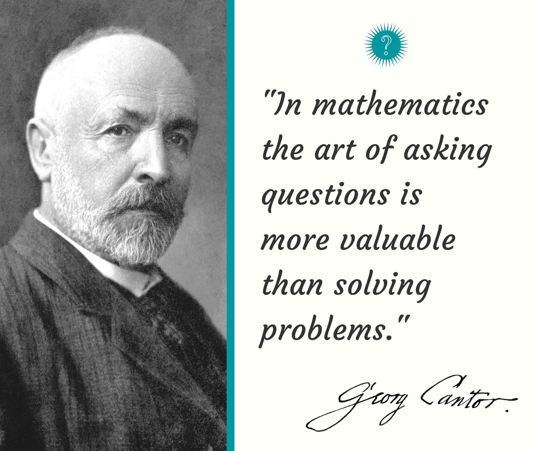 ICTP: - ⭐️ Georg Cantor was born on this day 175 years ago in 1845! The ...
