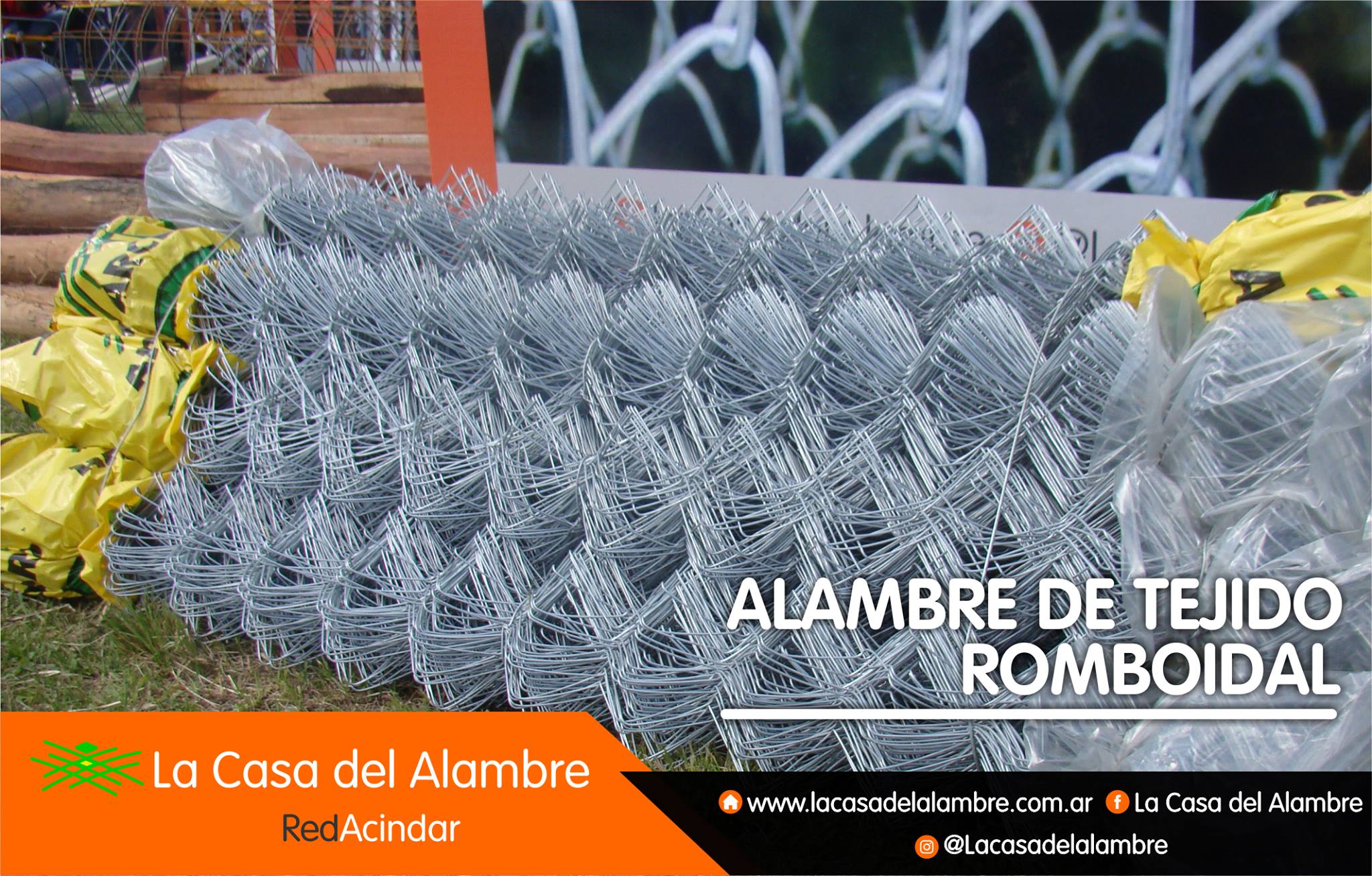 ///ALAMBRE DE TEJIDO ROMBOIDAL... - La Casa del Alambre