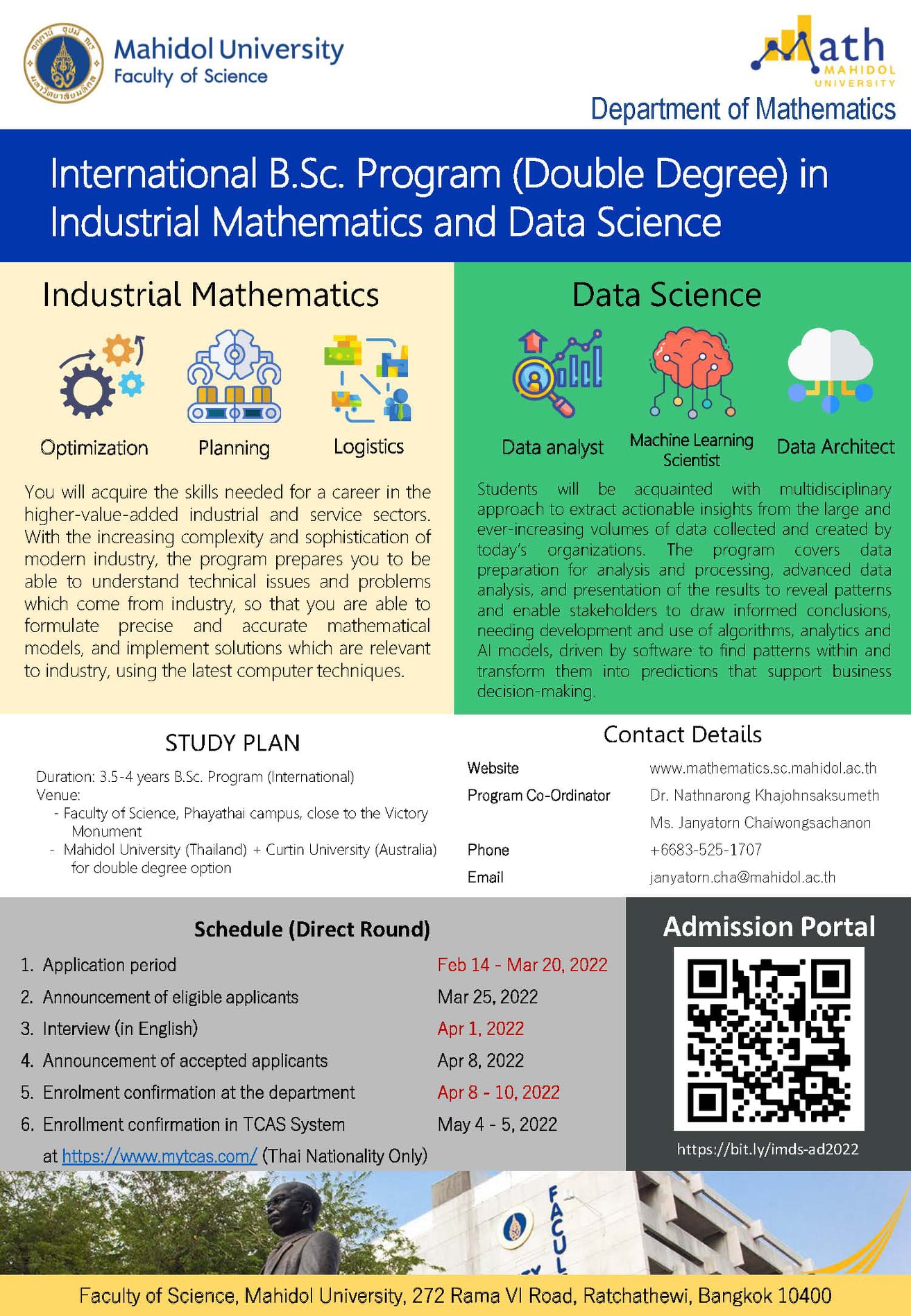 MATH MU - 📣📣 Application for Admission to International... | Facebook
