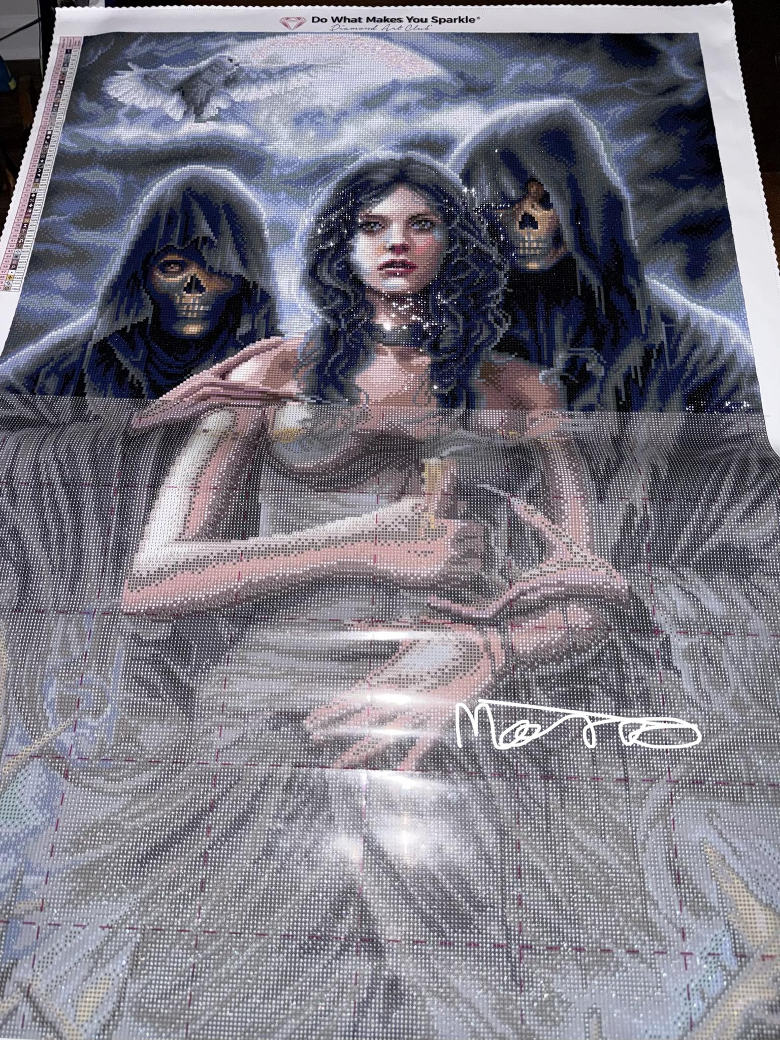 Completed finally! Whisper of the spirit woods by Diamond Art Club