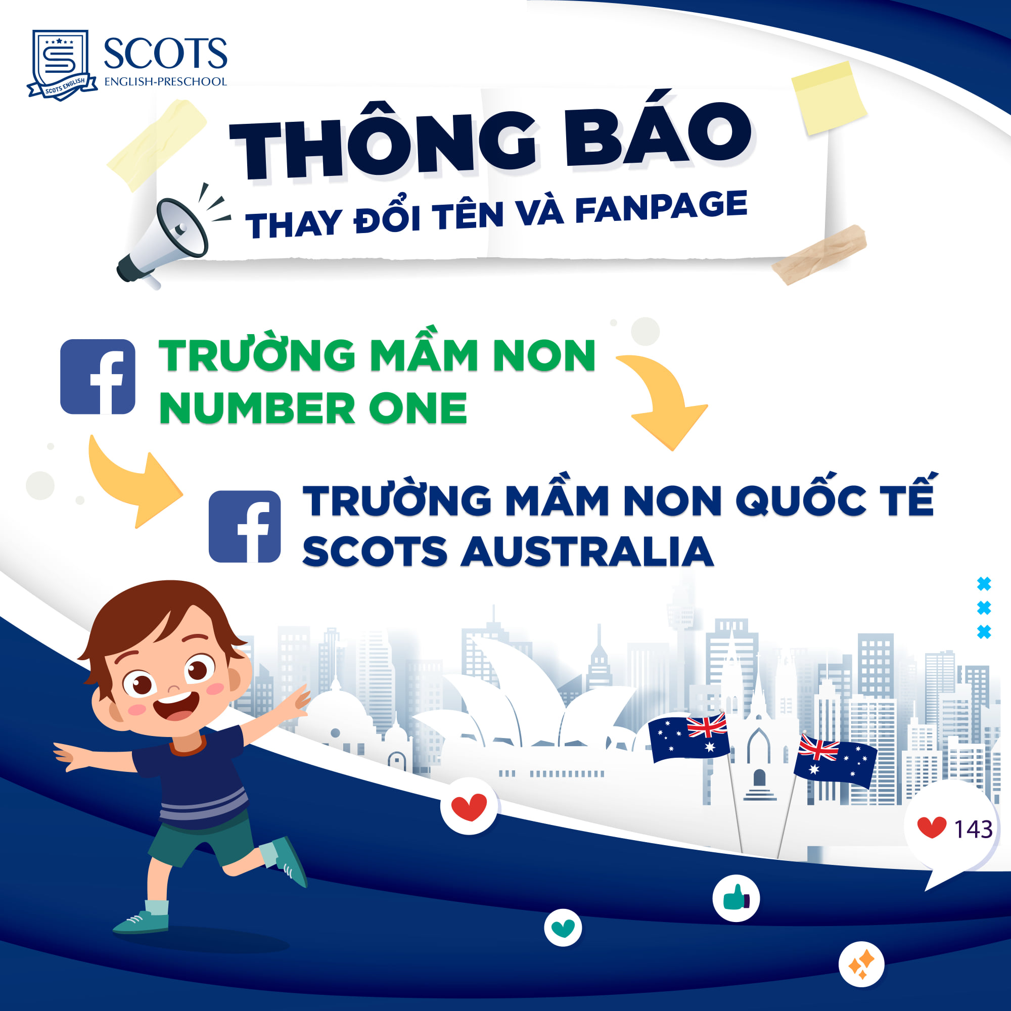 📣📣📣 [THÔNG BÁO] THAY ĐỔI TÊN VÀ... - Mầm Non Number One | Facebook