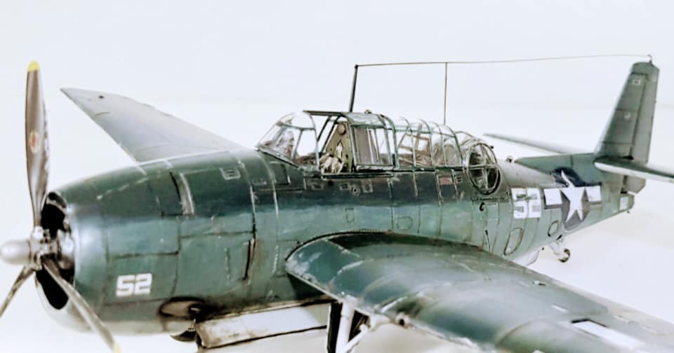 TBF-1C Avenger 1/32 Trumpeter model with extras