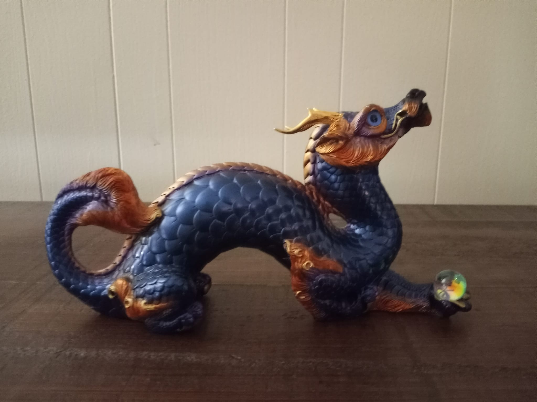 Windstone edition pearl white dragons found at goodwill