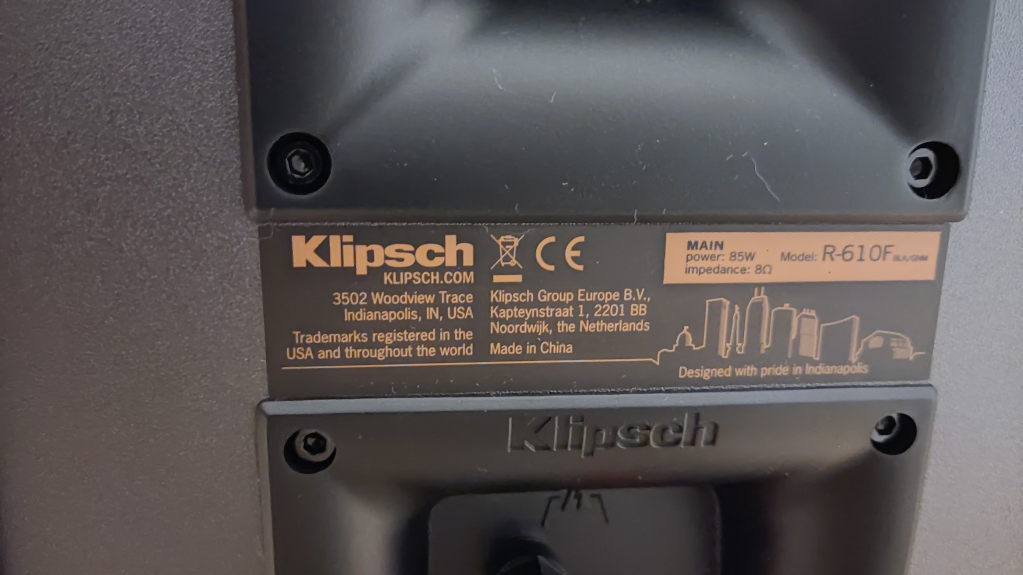 My setup with Klipsch speakers Denon UPA-F07 power amplifier,Denon 