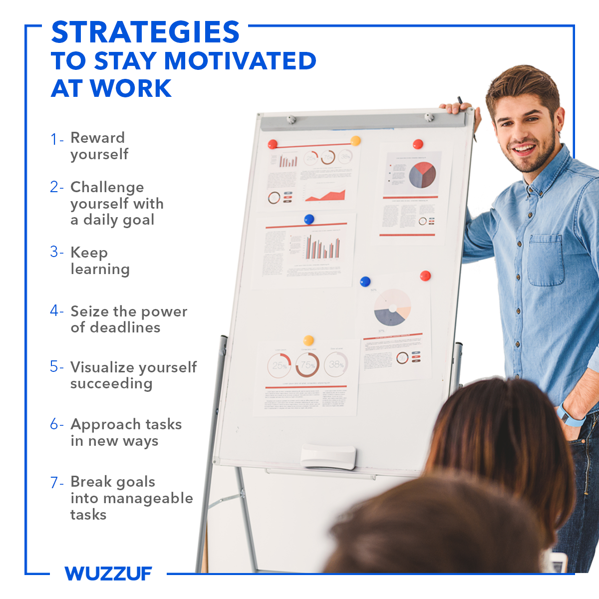 WUZZUF - How to stay motivated at work in 7 simple steps