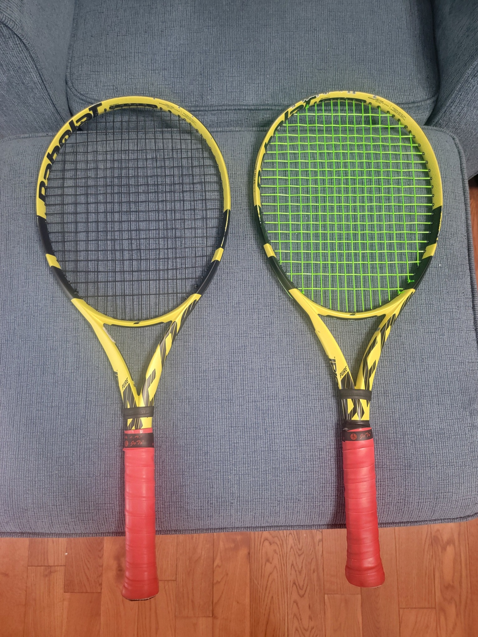 Babolat Pure Aero (2019, 3rd generation). 100 sq in head, 300g