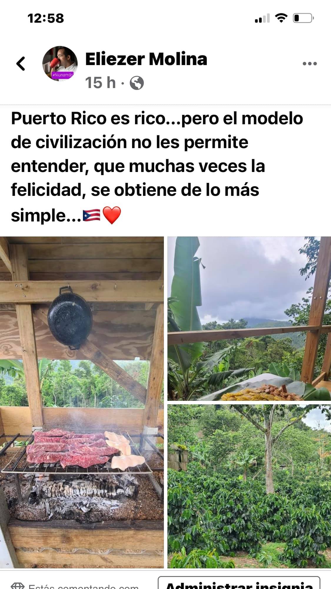 El “humilde” más grande de PR, con... - Politica De Barrio