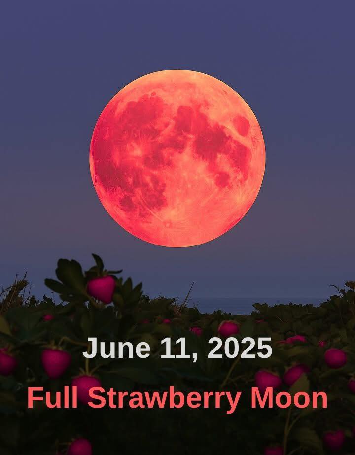 Strawberry Moon🌕 @ Superstition Mountains⛰️ 06/10/2025 07:44pm
