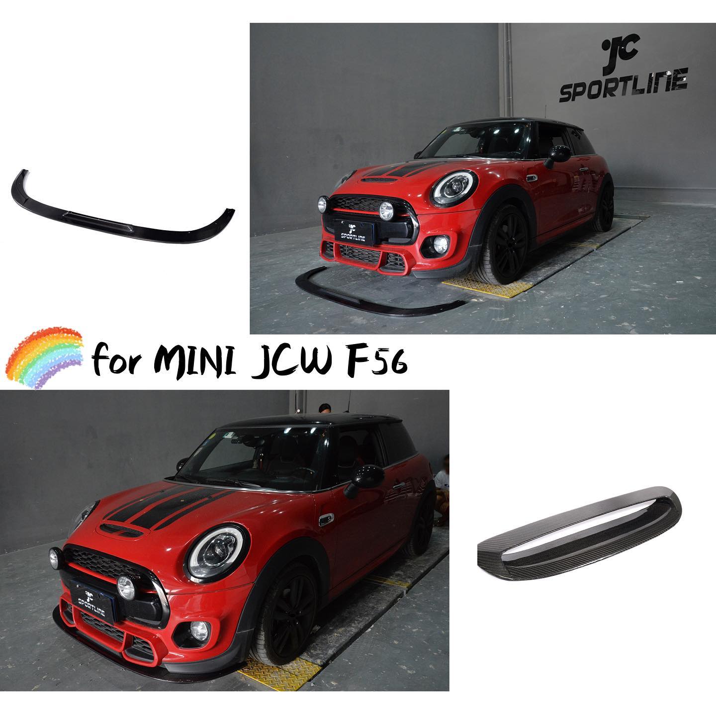 JC Performance - JCW Carbon Fiber Front Spoiler Lip &... | Facebook