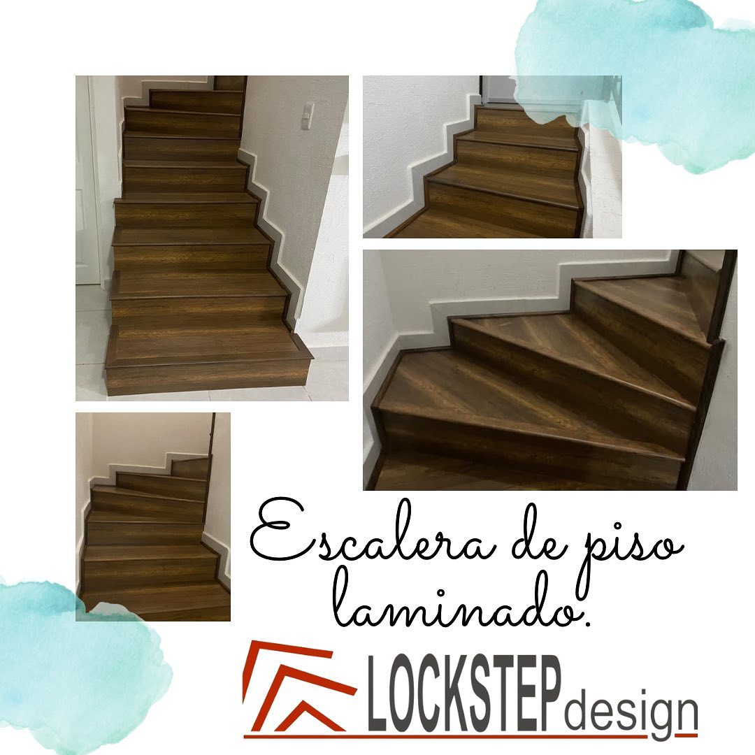 Escalera de piso laminado.... - Lockstep Design Piso Laminado