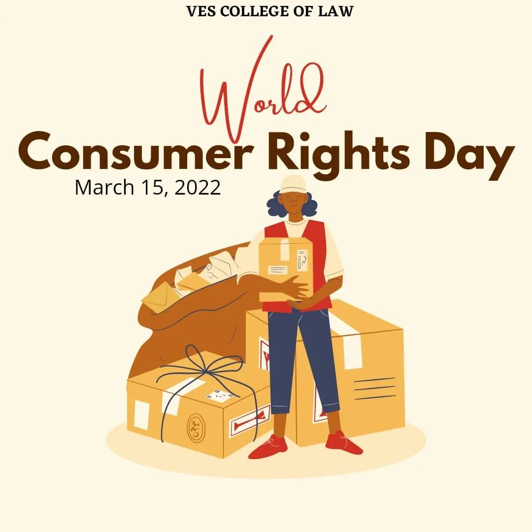 World Consumer Rights Day 🧾 This... - V.E.S College of LAW