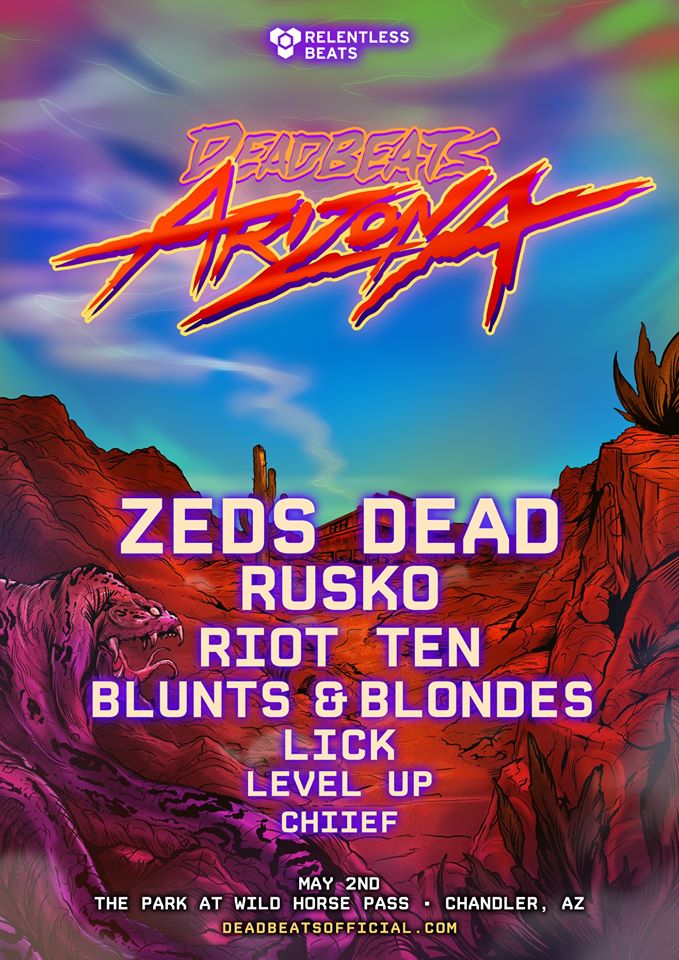 MASSIVE Arizona debut in 4 days from BadKlaat alongside Zeds Dead