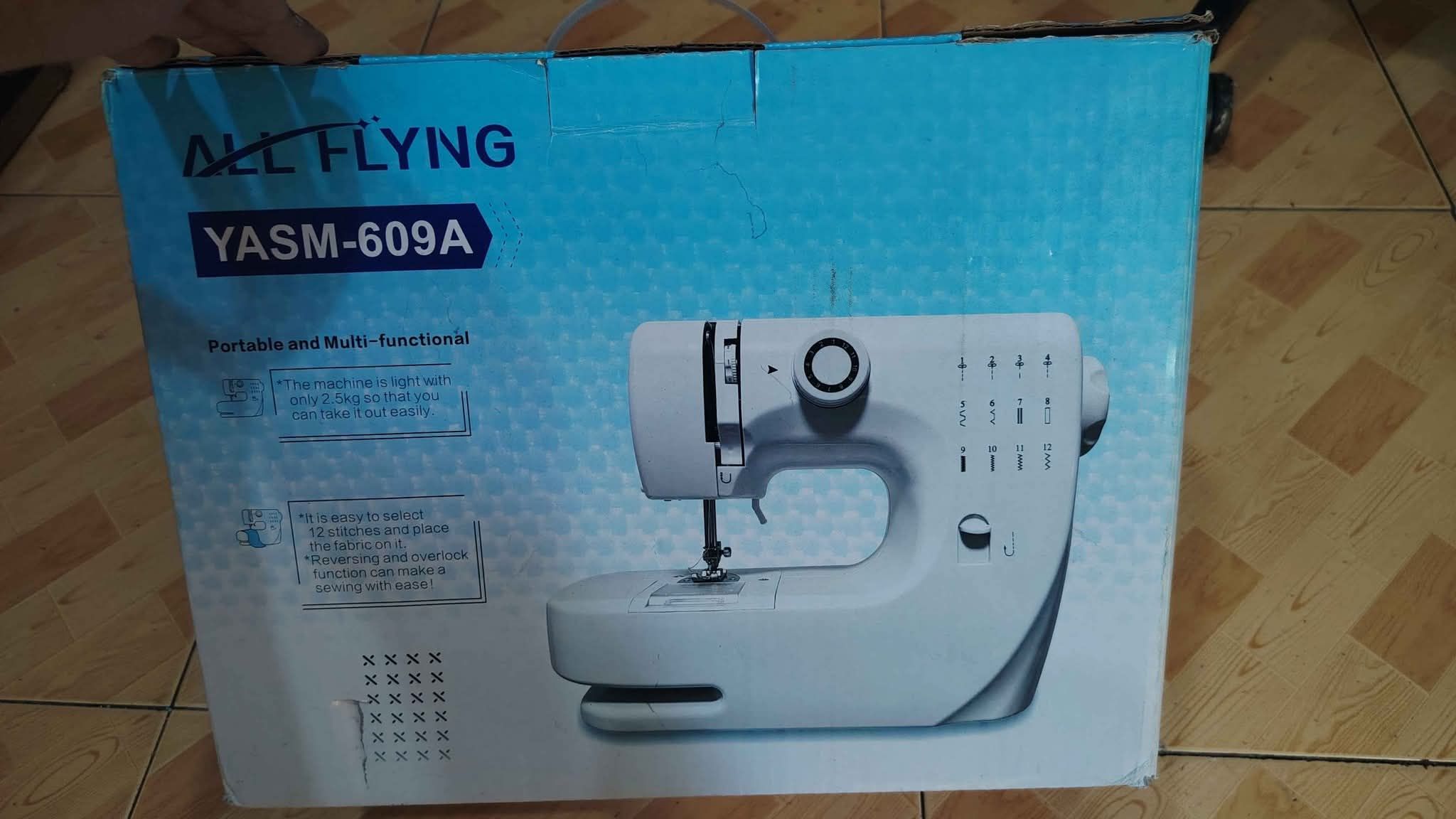 【ALL FLYING】Portable Electric 609 Sewing Machine Household New ...