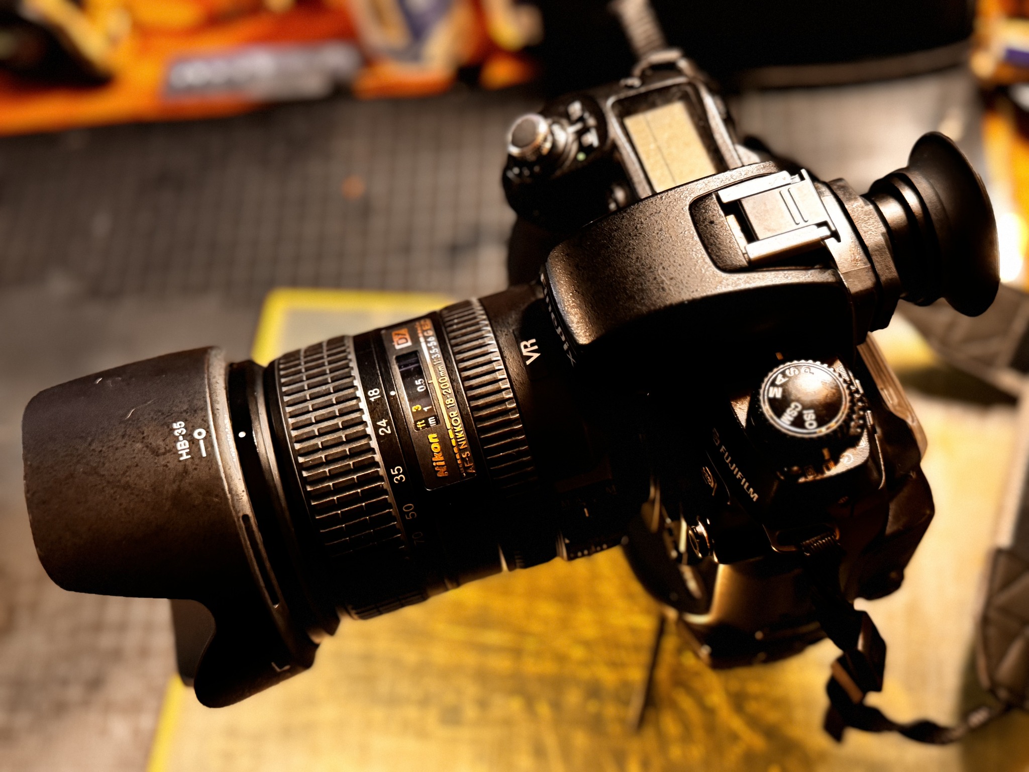 Fujifilm S3Pro still in use after 20 years with Nikon AF-S Nikkor 
