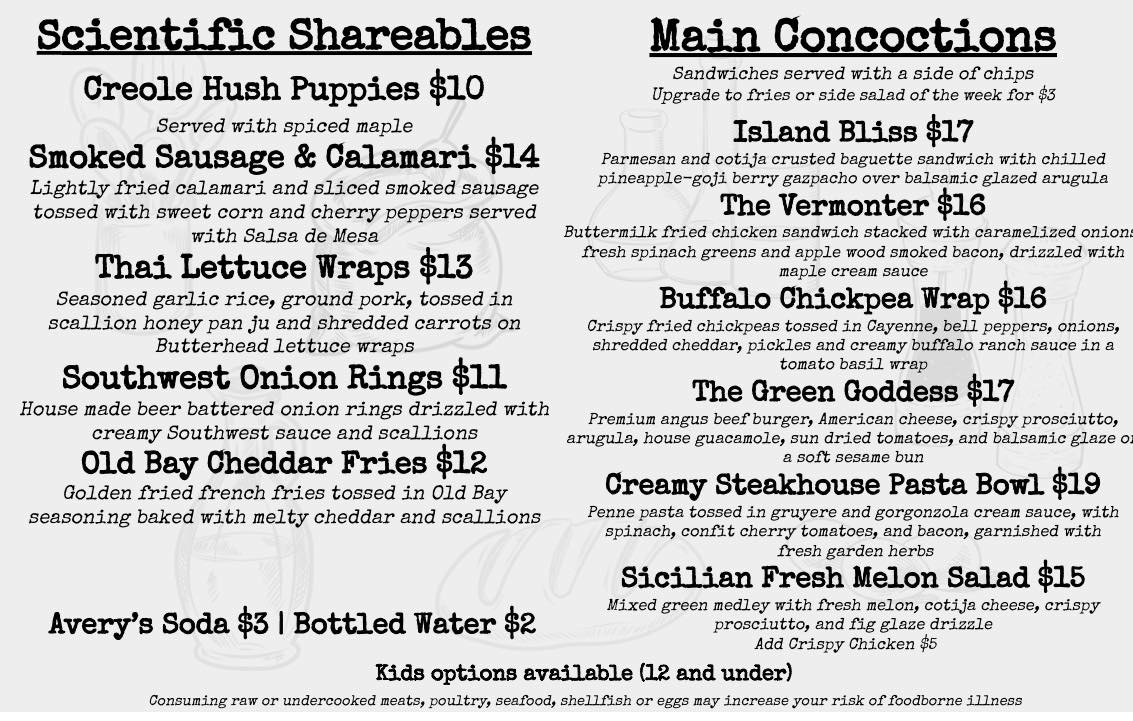 The Lab - Our new menu is here and its a great one! We... | Facebook