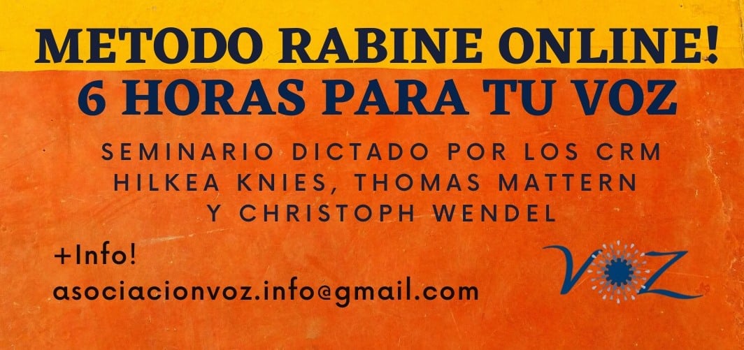 Método Rabine - Educación funcional de la voz