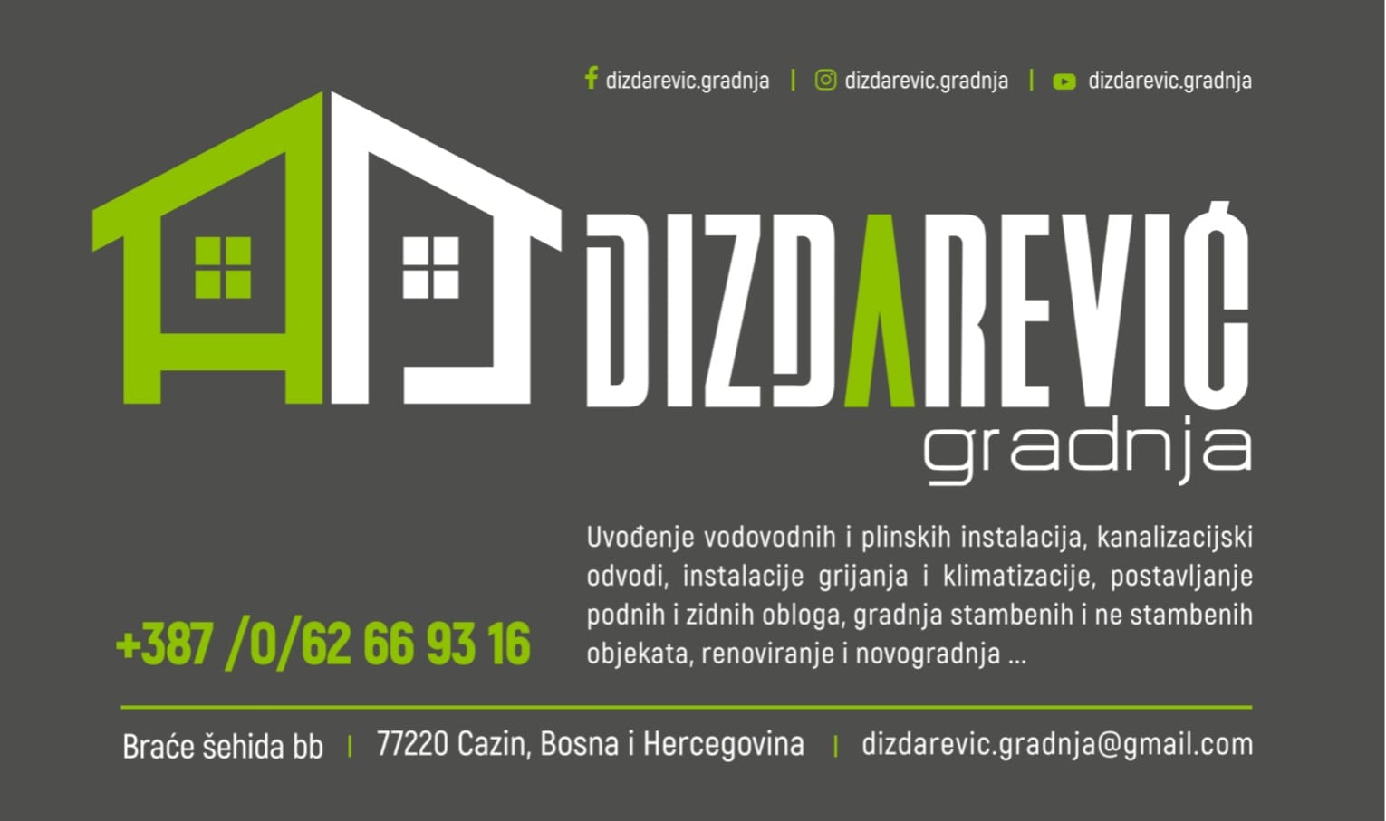 Dizdarević Gradnja | Cazin