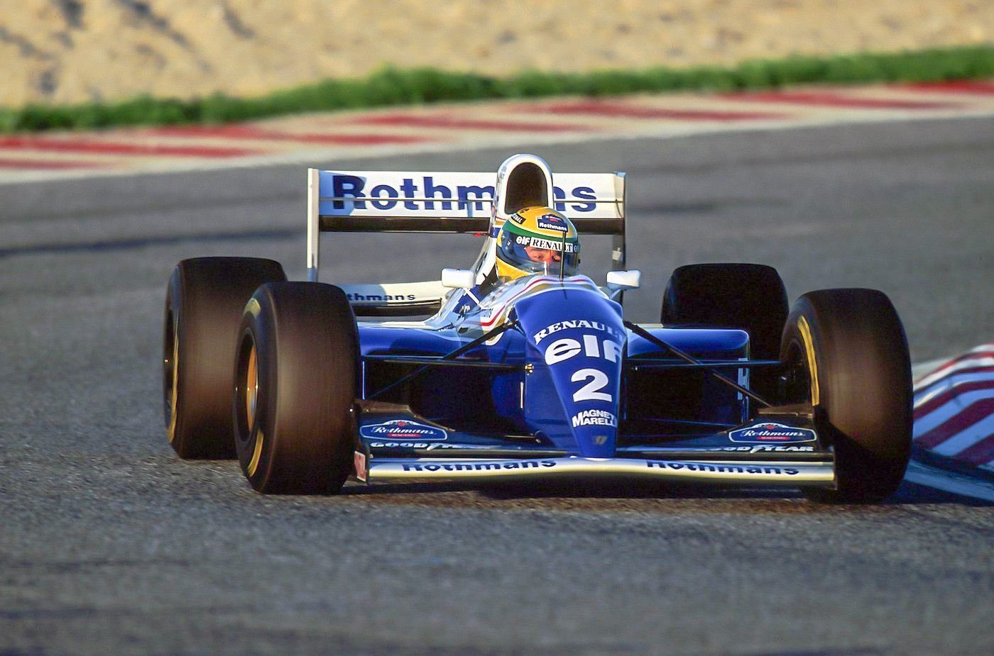 Ayrton Senna (Rothmans Williams-Renault V10, FW15D). Pre-Season
