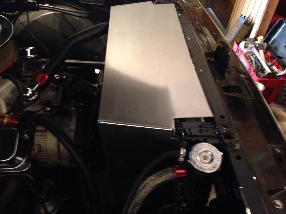 Desert Metal - I made a custom aluminum radiator shroud...
