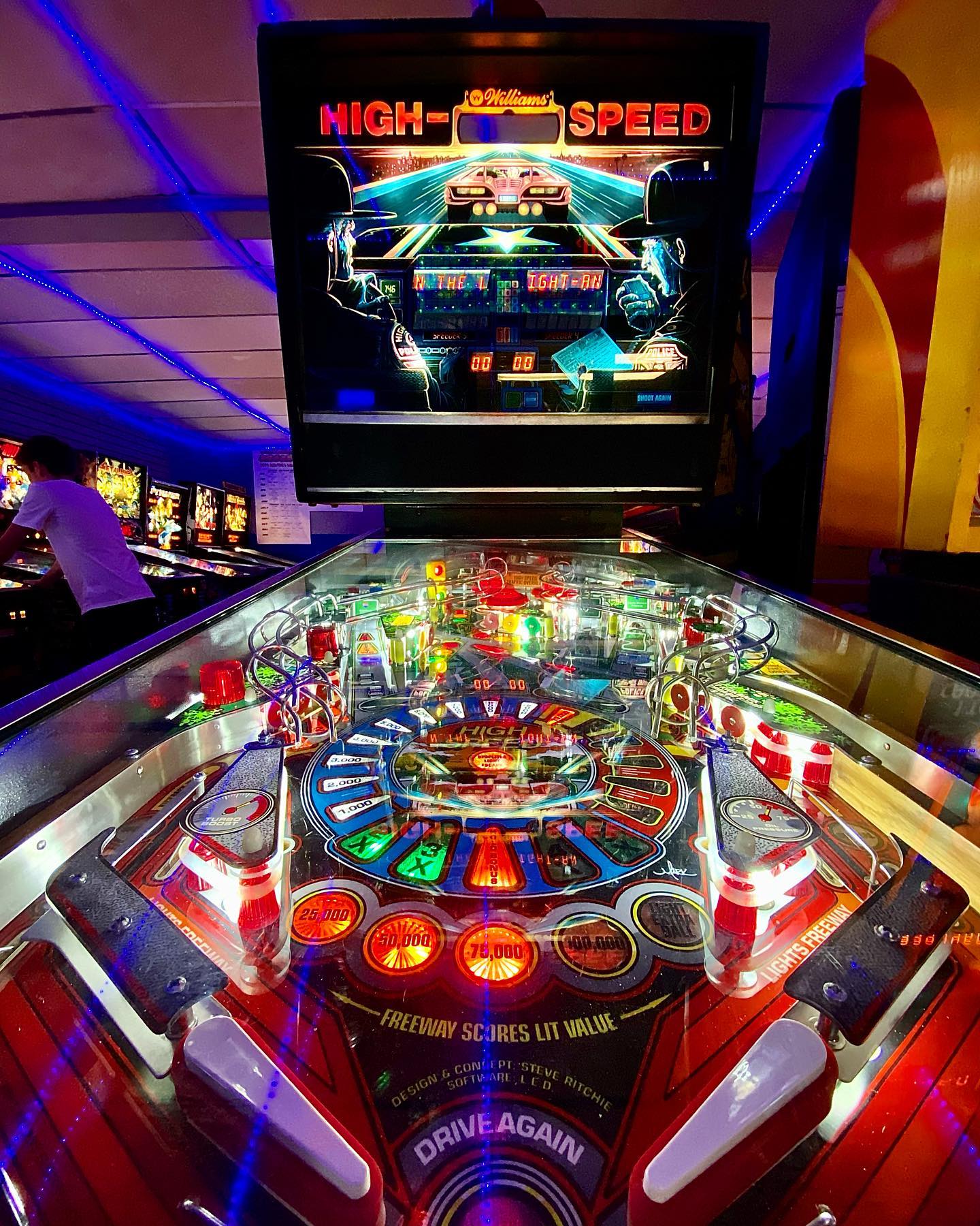 1986 Williams High Speed pinball machine