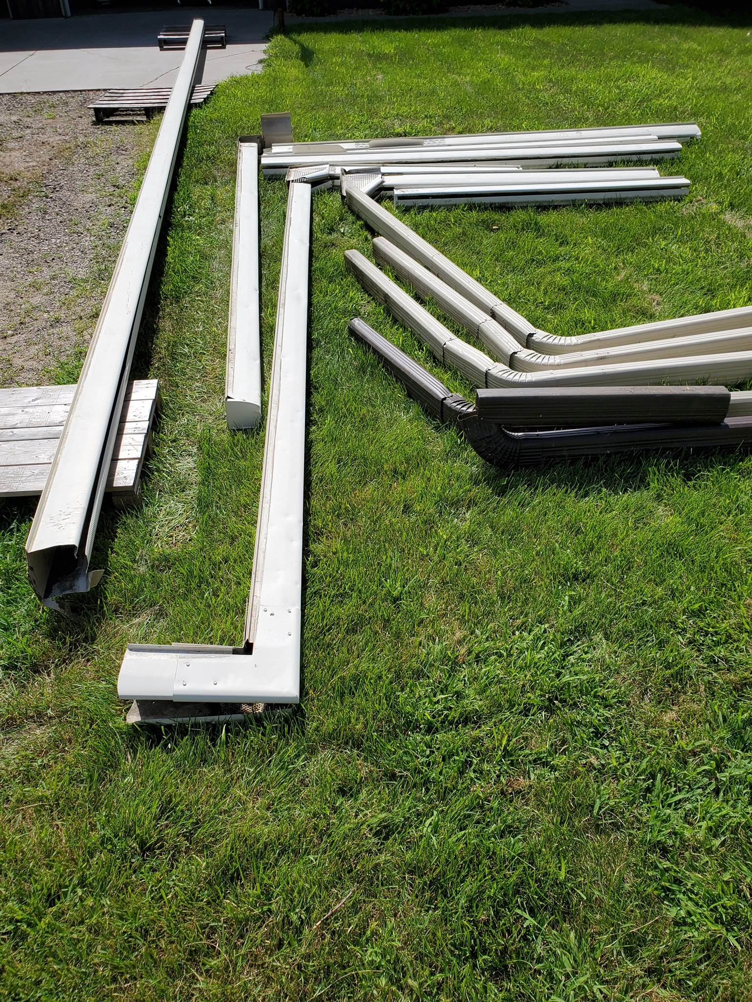 Used Leafguard Gutters For Sale - Multiple Lengths $5.00 per foot ...