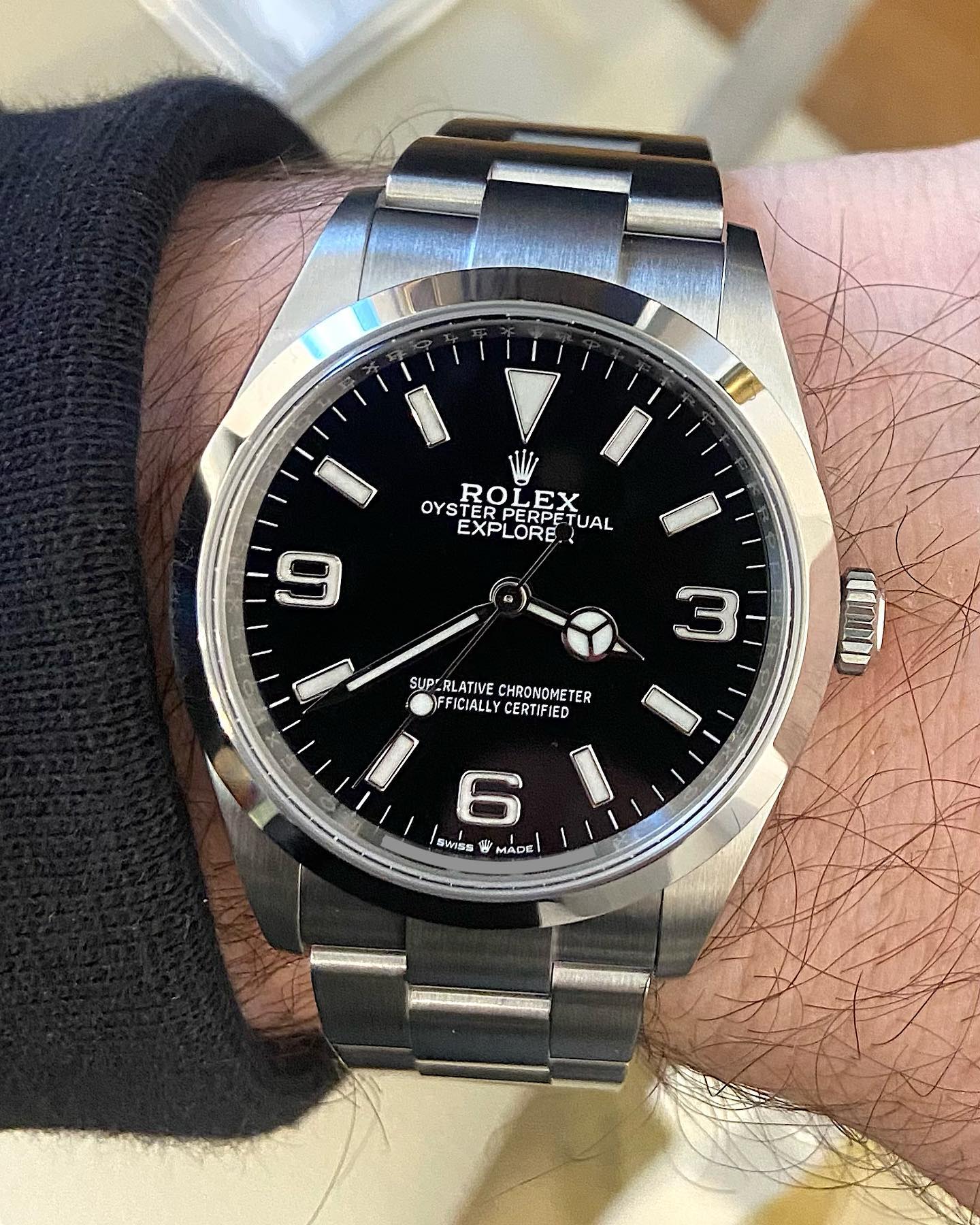 Last week we featured the 36mm Rolex Explorer 124270. This week 