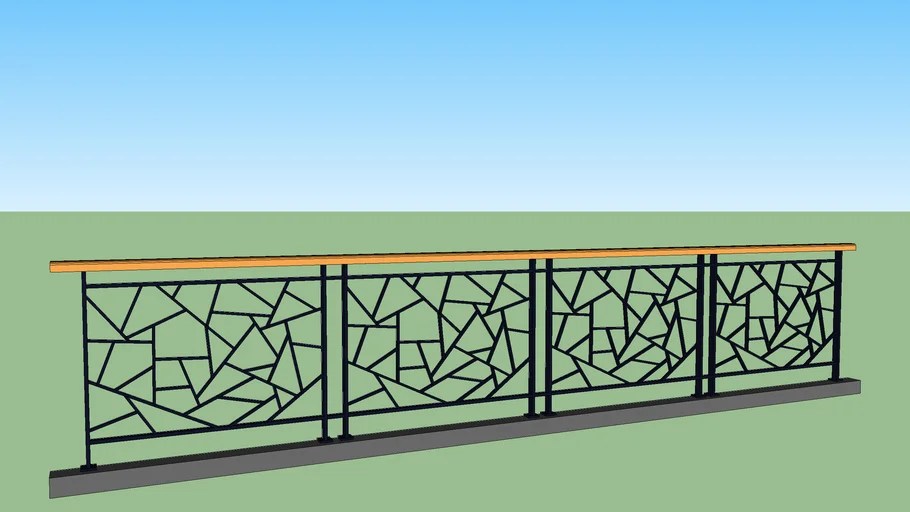 Railing Collection Free Sketchup... - Sketchup Models Cart