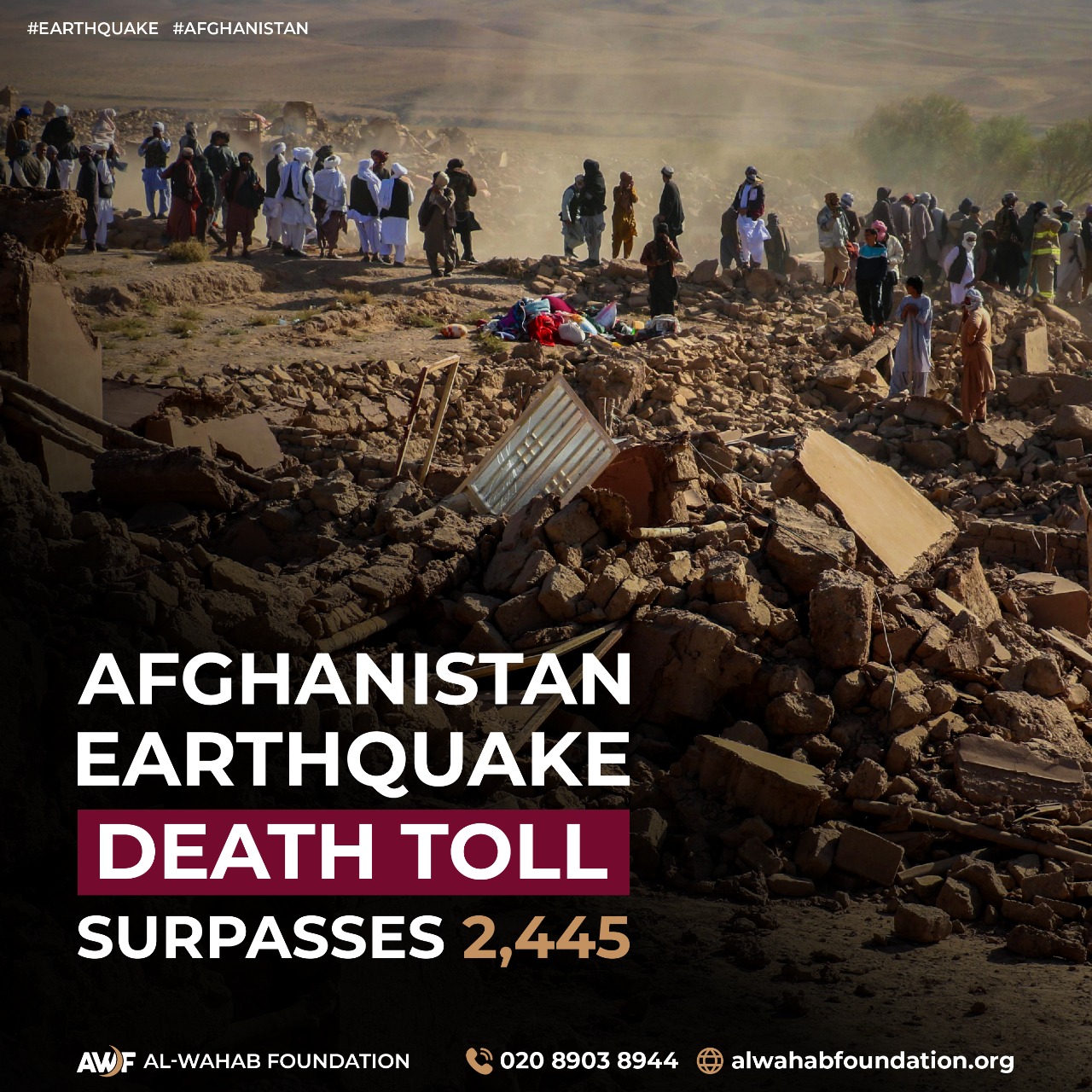 Deeply saddened by the tragic earthquake in Kunar, Afghanistan. My