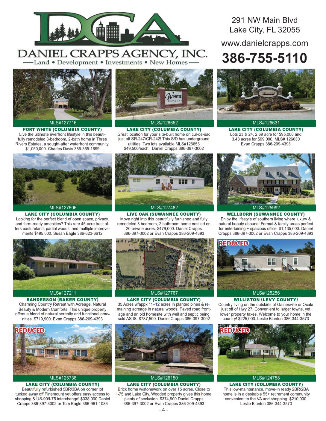Daniel Crapps Realty : Daniel Crapps Agency, Inc. Office Profile – JUFVG