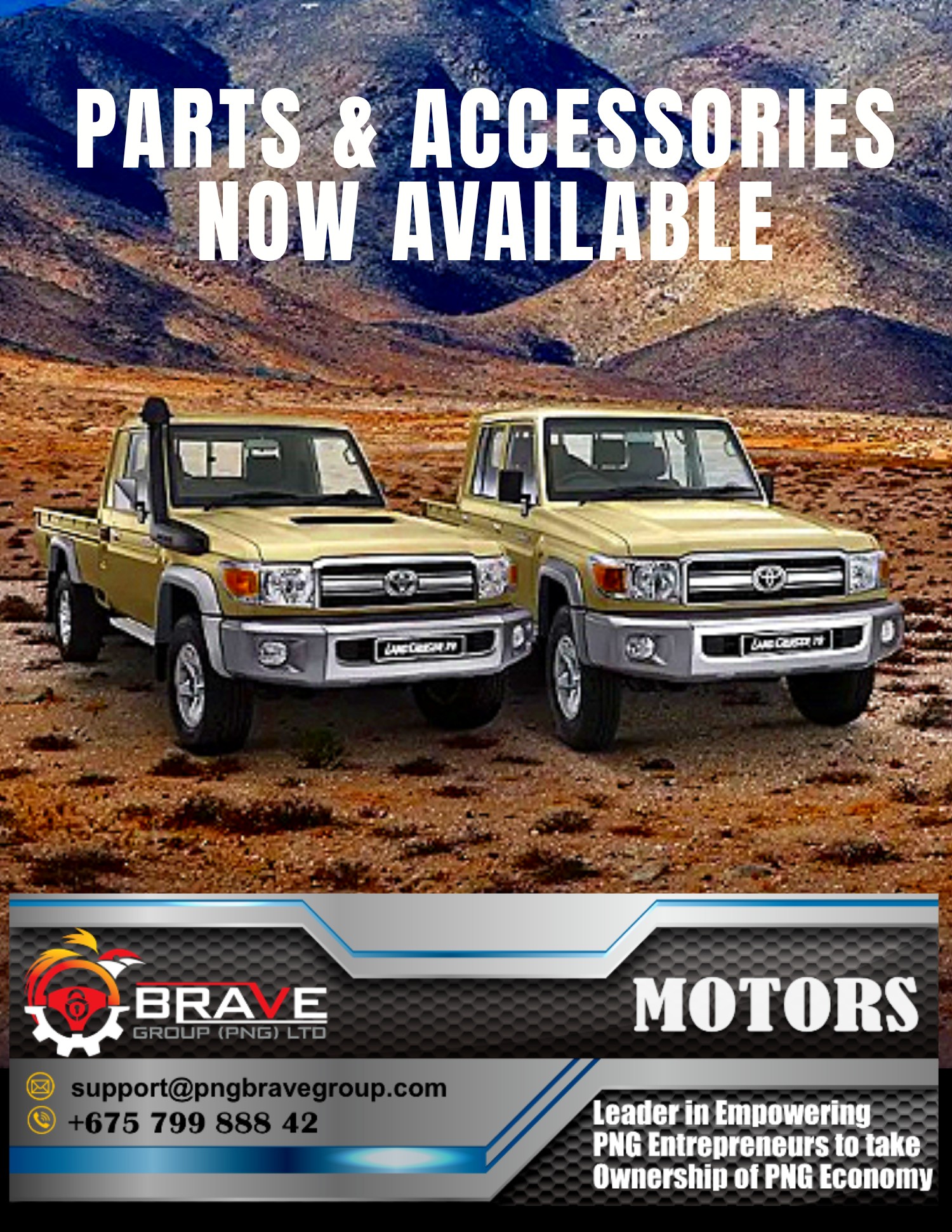 Genuine Toyota parts for Land Cruiser HZJ 78 in Mexico