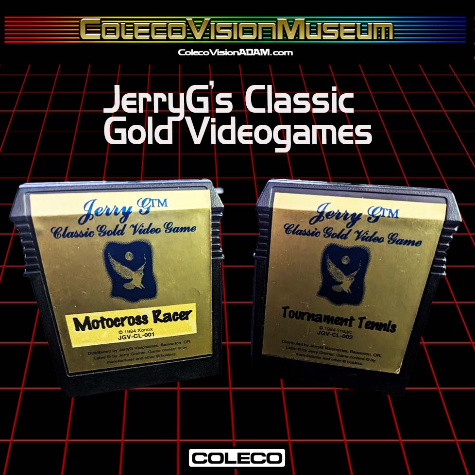 What games did JerryG's Gold produce for ColecoVision?