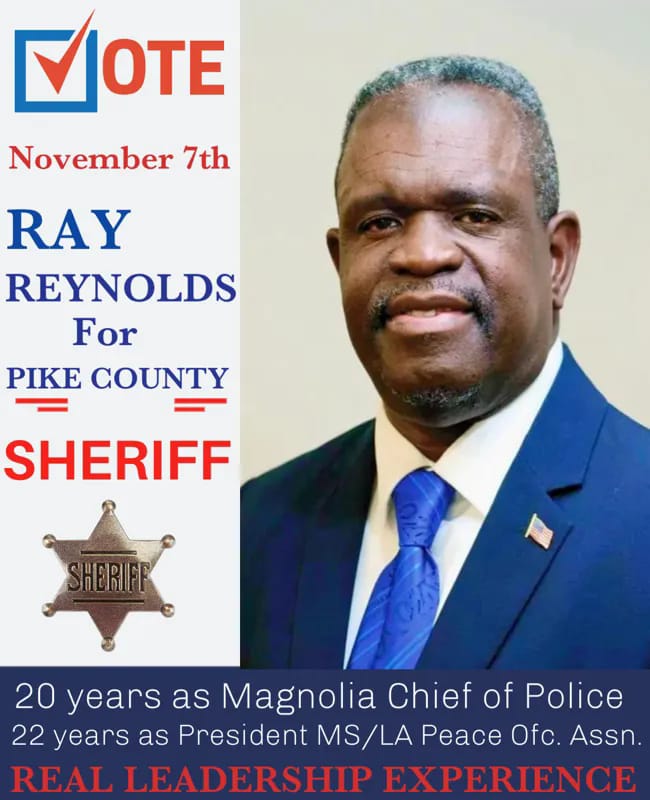 Ray Reynolds For Pike County Sheriff 2023