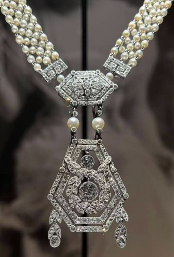 Coulant De Sautoir Art Déco En Argent - Pendentif Marguerite, XIXème Siècle - Occasion Très Bon état