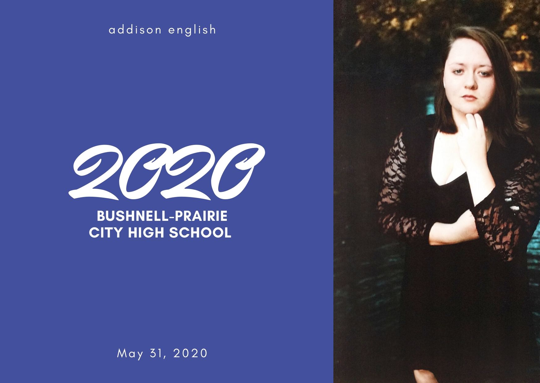 Congratulations to Addison... - Bushnell-Prairie City Schools