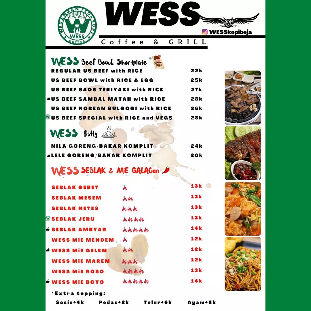 Wess kopi & Grill Boja 📍 jln boja... - Shabu grill Boja