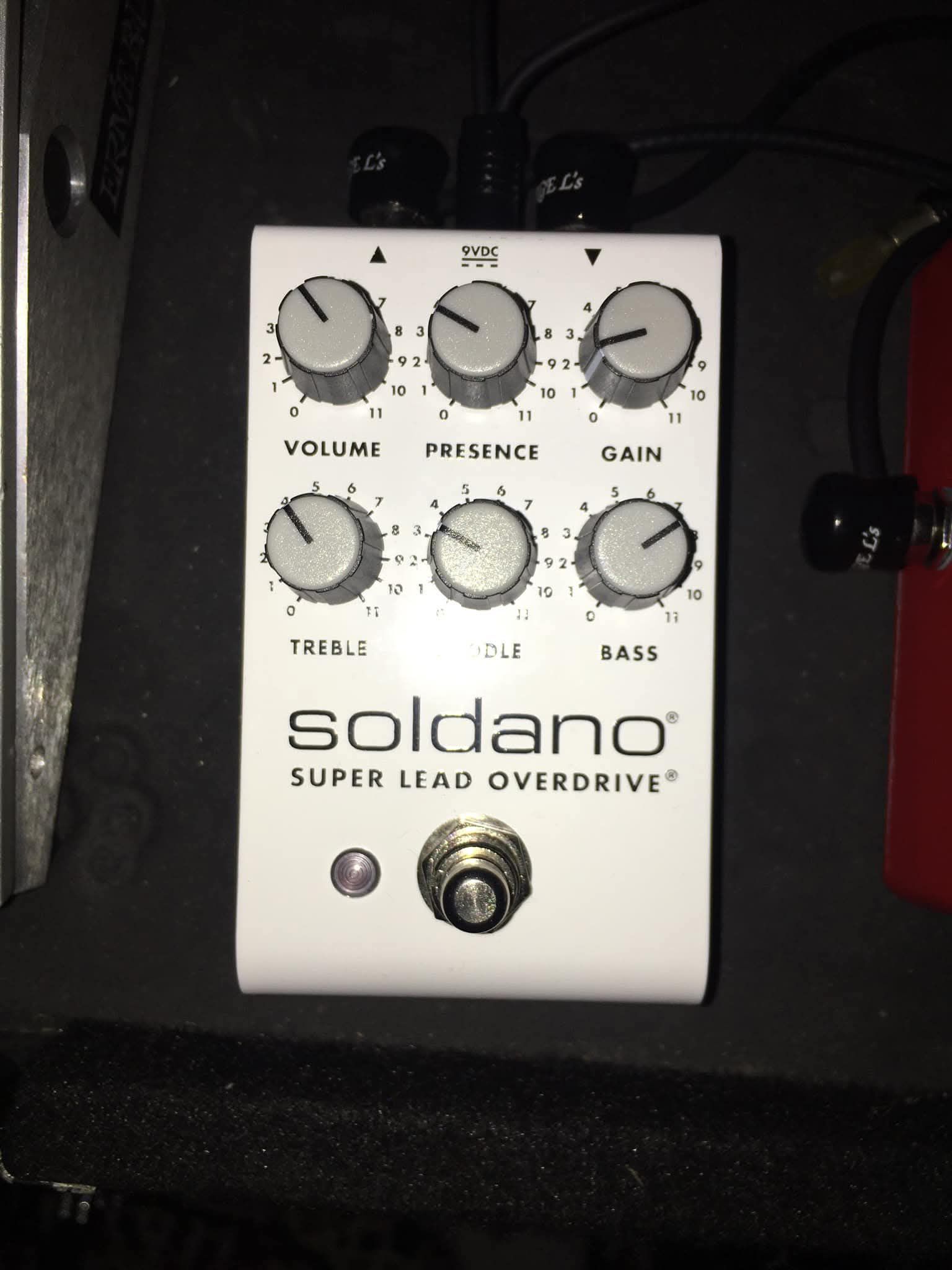 What settings are used to achieve Soldano Super Lead overdrive sound?