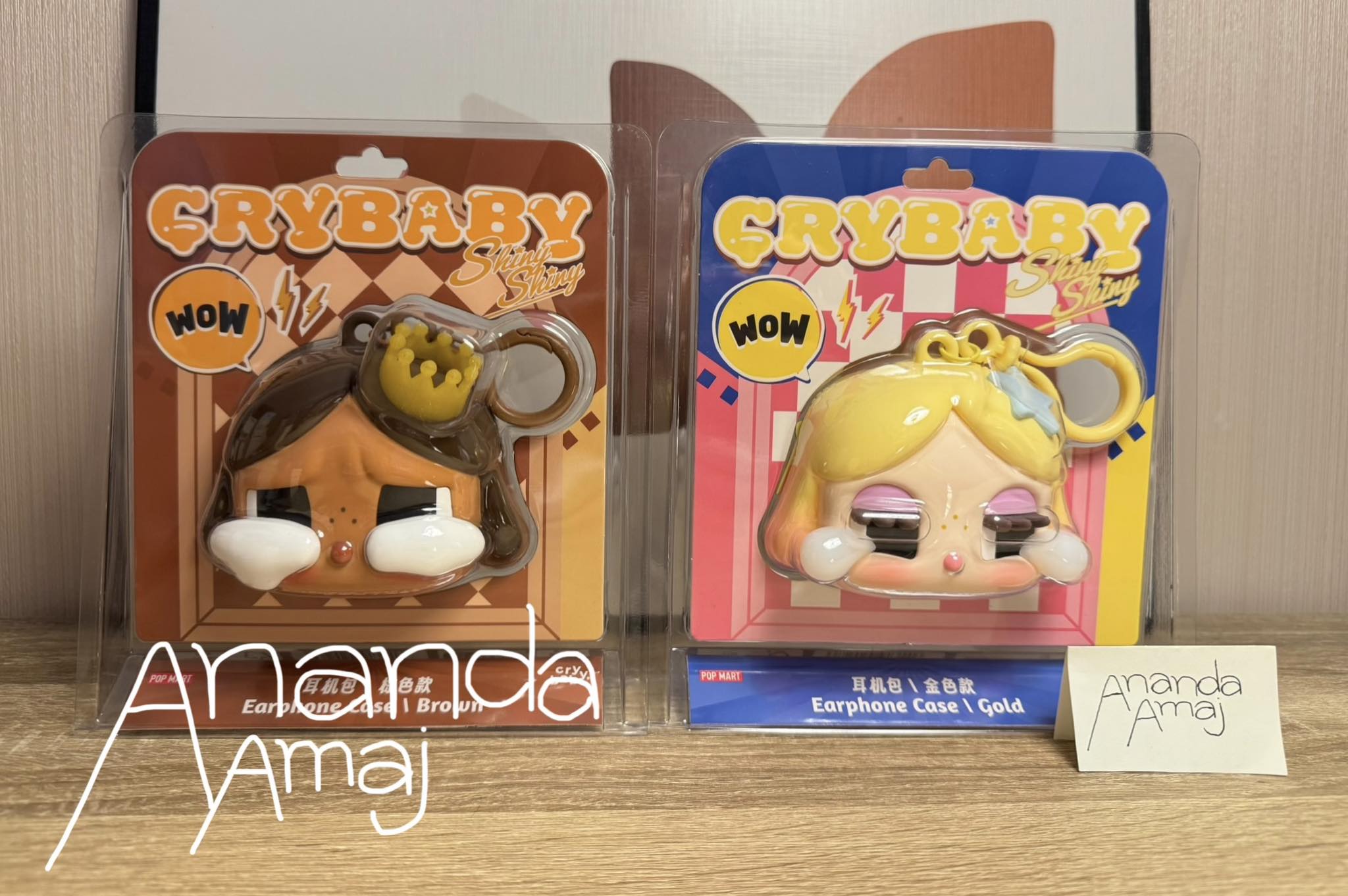 พร้อมส่ง ?? Crybaby earphone case Shiny Shiny คอลใหม่ Brown 540 