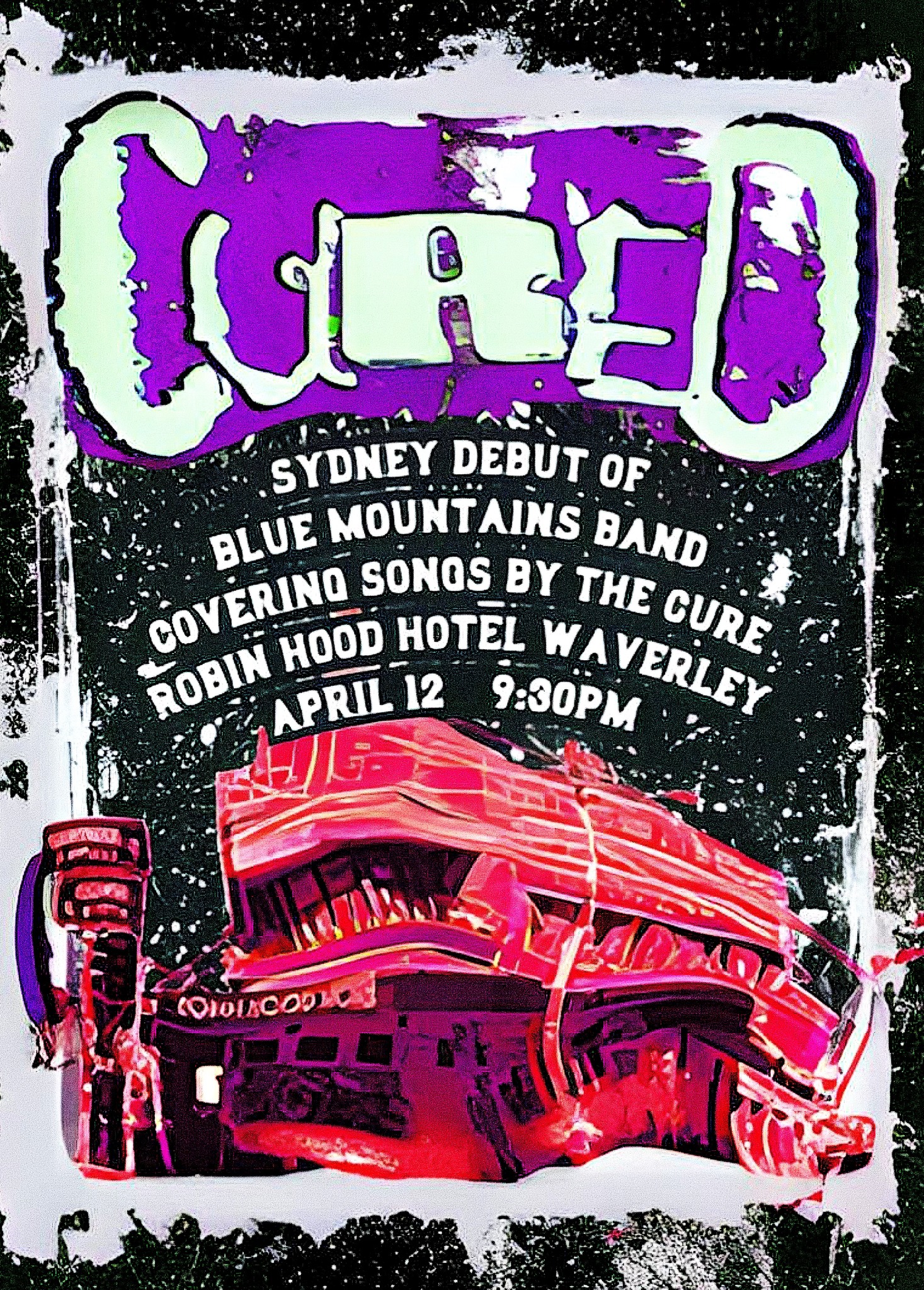 The Cure live in Sydney city debut