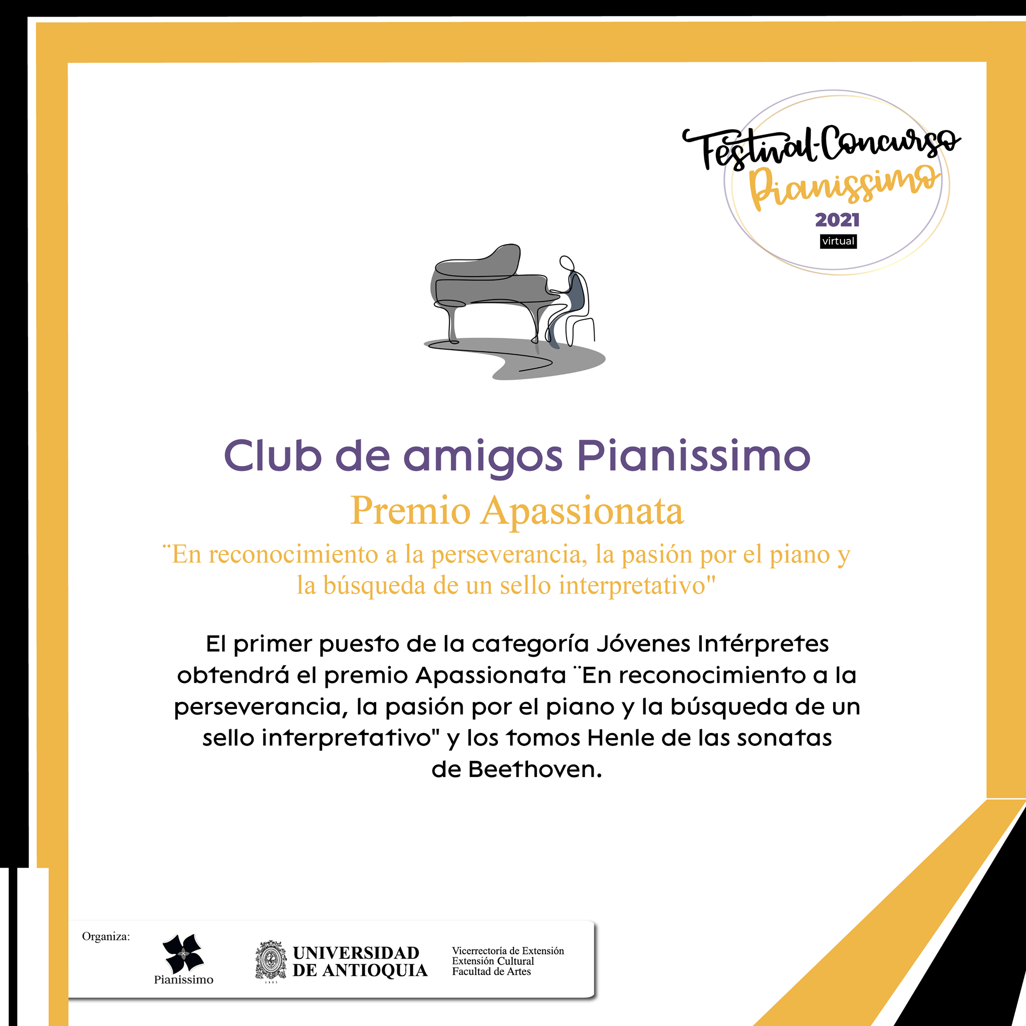 Pianissimo - 🏆 Conoce los premios que harán parte del VIII...