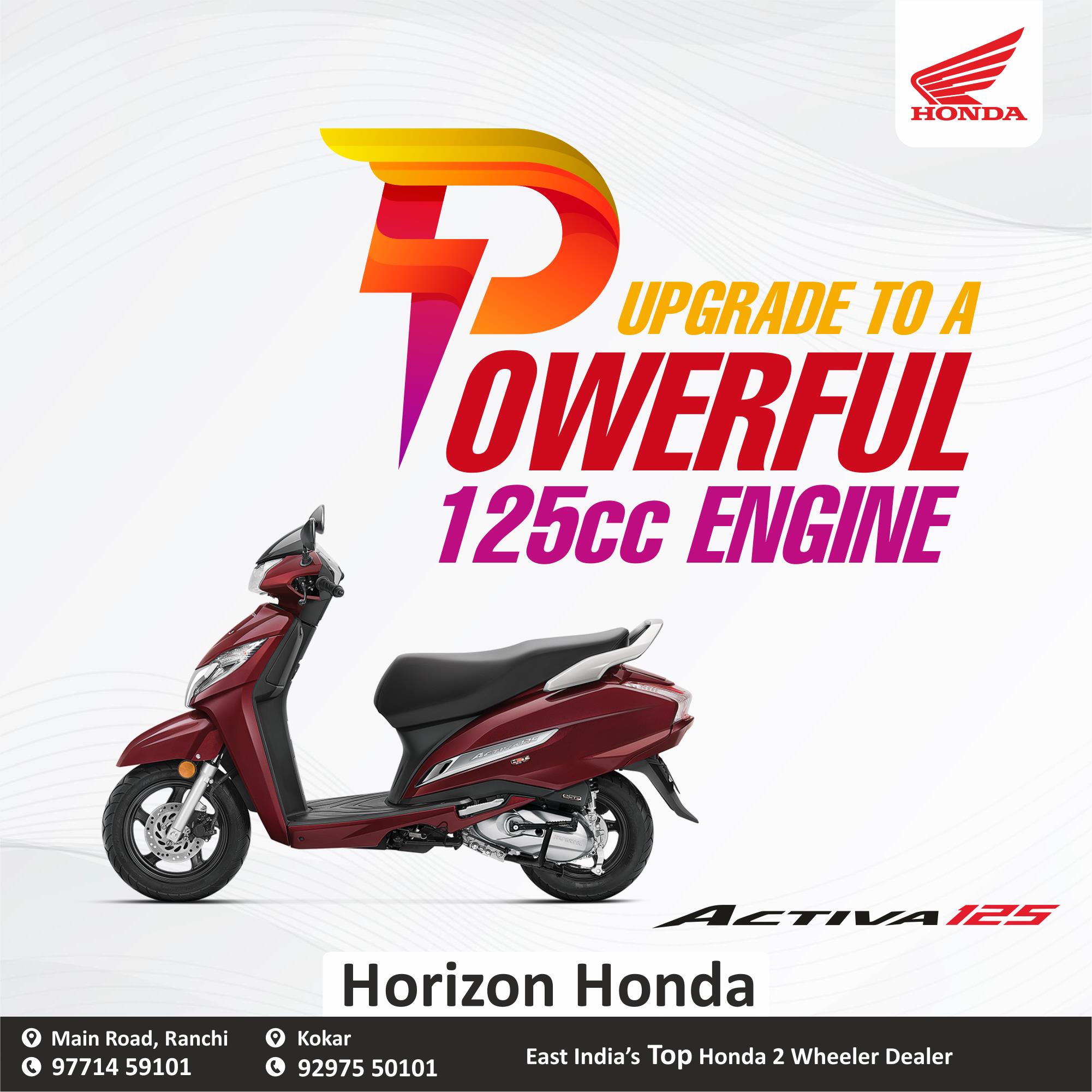 Horizon Honda - Activa 125 BS-VI is set to revolutionize the segment by ...