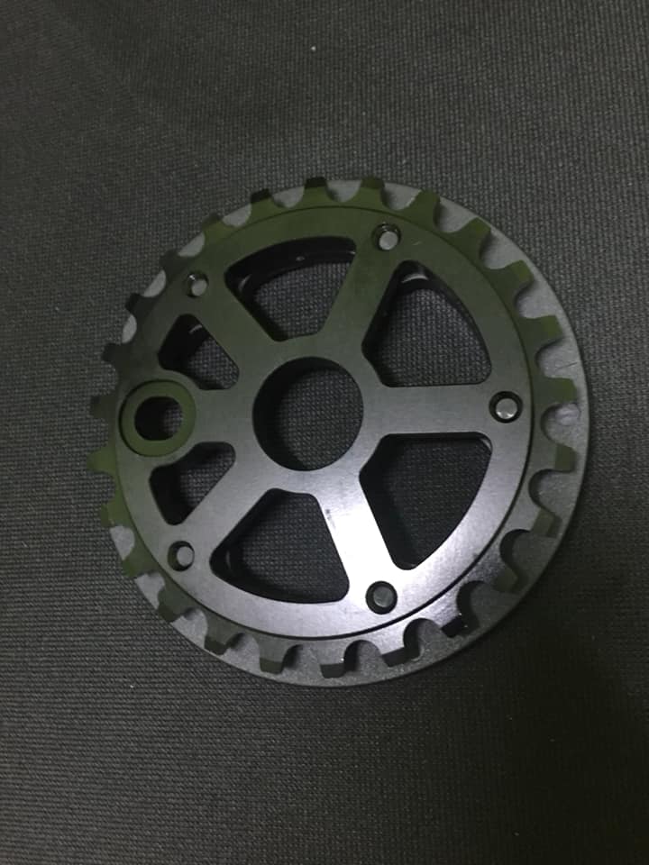 Pignon BMX Odyssey Utility Pro 25 Dents Avec Garde-chaîne - Noir - 1 Pièce