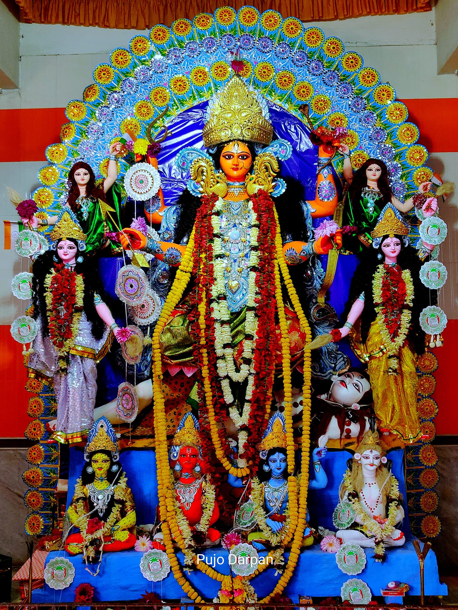 Sri Sri Raj Rajeshwari Mata Puja The... - Pujographian ANIK