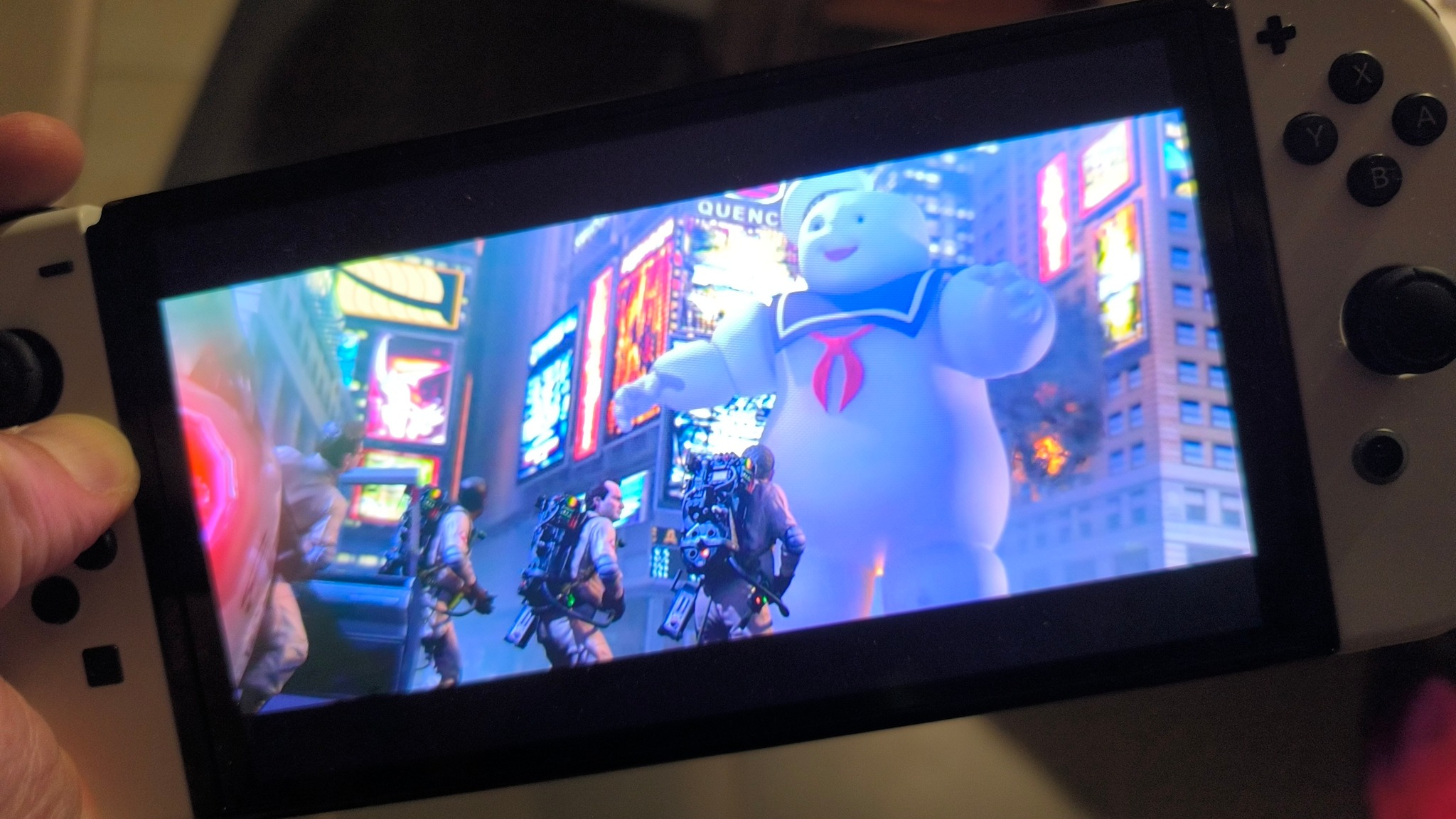 Playing to Ghostbusters on my Switch ❤️ Love this game !